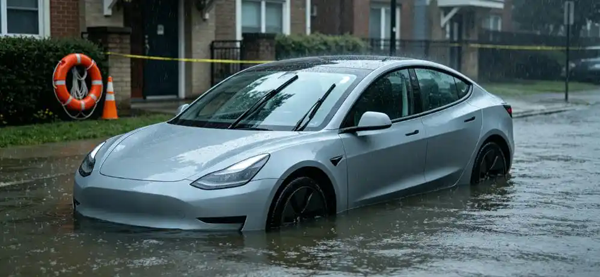 新能源车不是“潜水艇”！汛期涉水后牢记这几步！