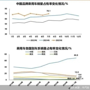 销量占比超七成，自主汽车品牌加速“超车”